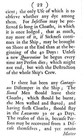 A short discourse concerning pestilential contagion, and the methods to be used to prevent it / [Richard Mead].