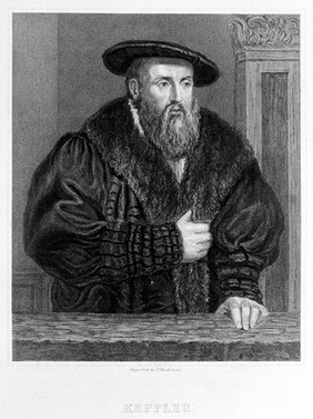 Johann Kepler. Line engraving by F. Mackenzie.