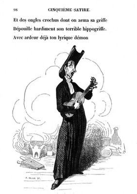 Némésis médicale illustrée, recueil de satires ... / F. Fabre ; revue et corrigée ... avec soin par l'auteur: contenant trente vignettes dessinées par M. Daumier.