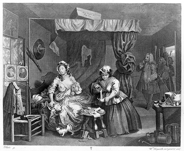 The works of William Hogarth, from the original plates restored by James Heath ... with the addition of many subjects not before collected: to which are prefixed, a biographical essay on the genius and productions of Hogarth, and explanations of the subjects of the plates / by John Nichols.