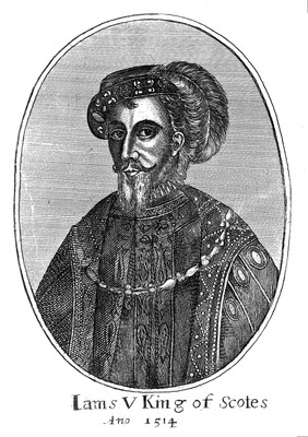 James V, King of Scotland. Reigned 1513 - 1542. Father of Mary Queen of Scots.