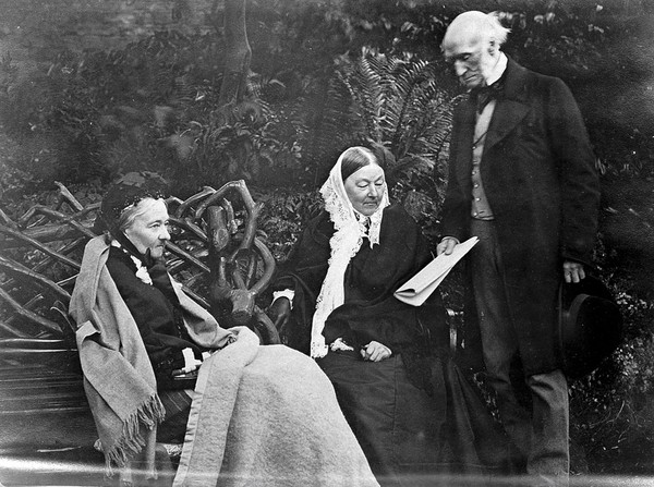 F. Nightingale, Lady Verney, Sir H. Verney; c. 1890