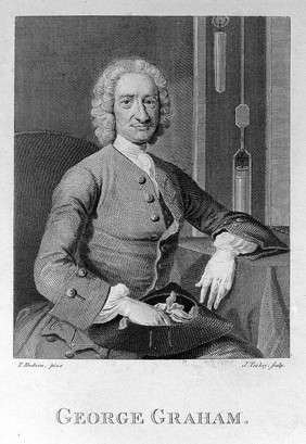 George Graham. Line engraving by J. Tookey after T. Hudson.