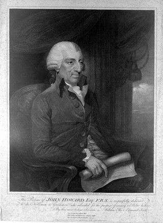 John Howard. Stipple engraving by E. Scott, 1789, after M. Brown.