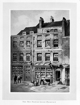 Plough Court : the story of a notable pharmacy, 1715-1927 / compiled by Ernest C. Cripps.