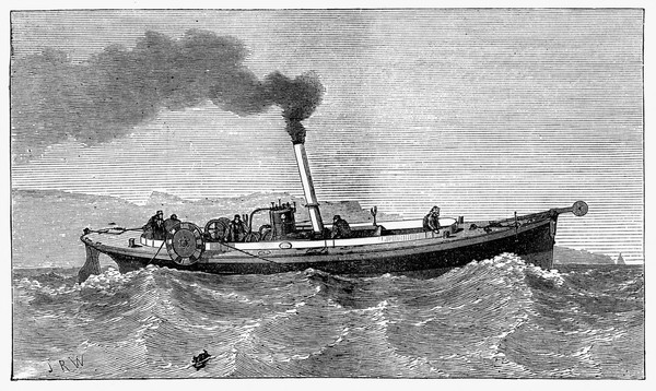 Steam-launch for the cable-ship Faraday