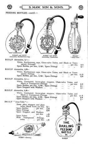 Catalogue of surgical instruments & appliances, aseptic hospital furniture and surgical dressings, etc., etc / manufactured and sold by S. Maw, Son & Sons.