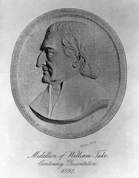 William Tuke. Photogravure by Danielsson after Adams after N. Dawson.