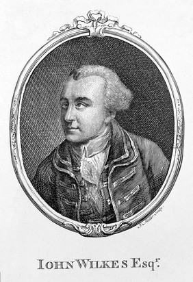 Portrait of John Wilkes.