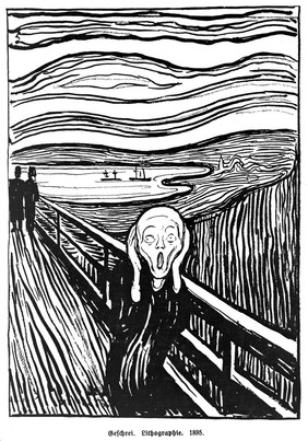 "The scream".