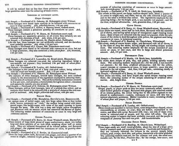 Food and its adulterations : comprising the reports of the Analytical sanitary commission of "The Lancet" for the years 1851 to 1854 inclusive, revised and extended being records of the results of some thousands of original microscopical and chemical analyses of the solids and fluids consumed by all classes of the public ... / by Arthur Hill Hassall.
