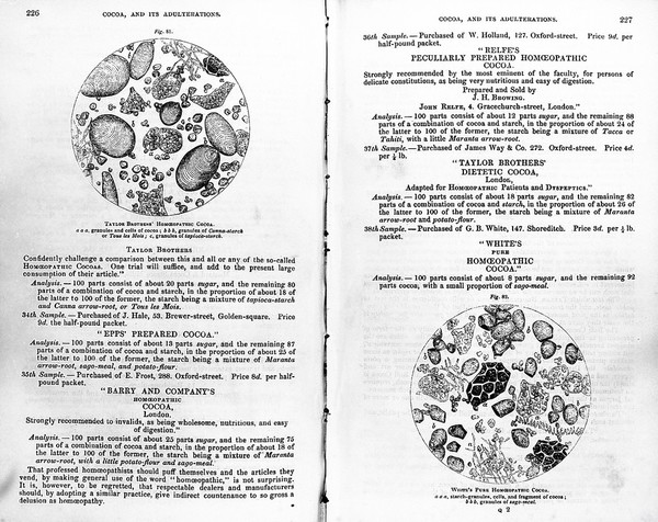 Food and its adulterations : comprising the reports of the Analytical sanitary commission of "The Lancet" for the years 1851 to 1854 inclusive, revised and extended being records of the results of some thousands of original microscopical and chemical analyses of the solids and fluids consumed by all classes of the public ... / by Arthur Hill Hassall.