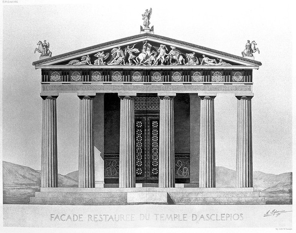 Epidaure, restauration & description des principaux monuments du sanctuaire d'Asclépios / relevés et restaurations par Alphonse Defrasse, texte par Henri Lechat.
