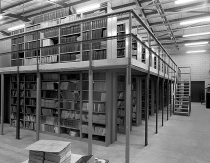 Photograph of the store at Enfield, bay 1 library