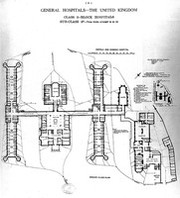 Plan of Norfolk and Norwich Hospital, 1893. | Wellcome Collection