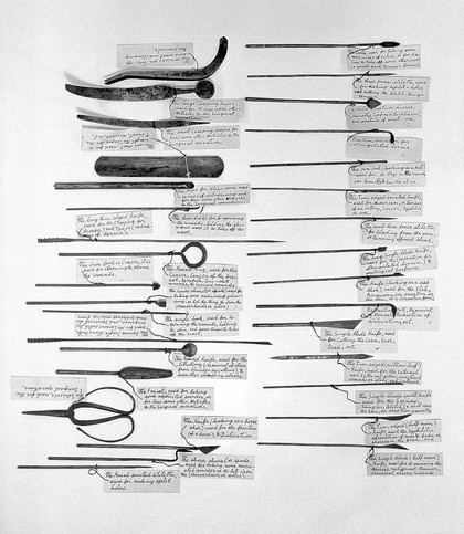 Chinese surgical instruments.