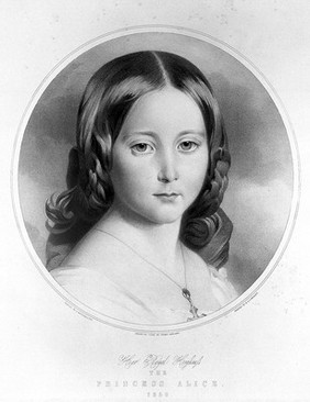 Portrait of Alice Hesse Darmstadt, 1850