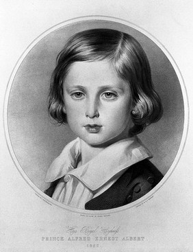 Prince Alfred, son of Queen Victoria.