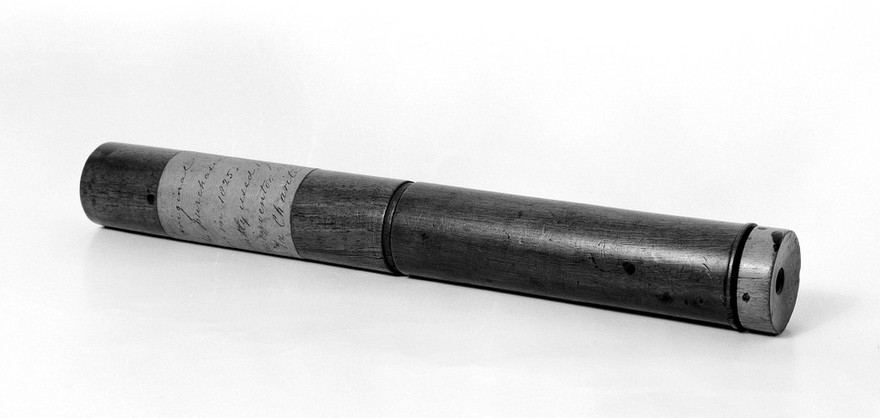 Monaural stethoscope; Laennec type.
