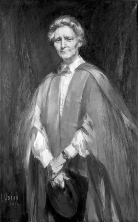 Lillias Hamilton, physician. Oil painting by James Peter Quinn, 1924.