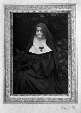 Nun who accompanied F. Nightingale to the Crimea, 1854