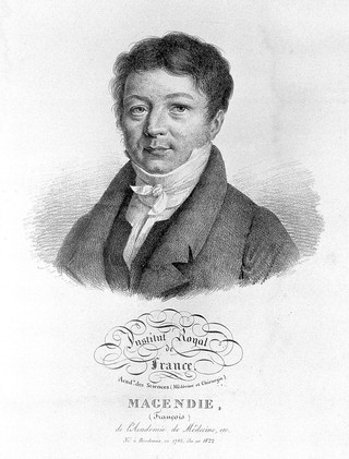 François Magendie. Lithograph by J. Boilly.
