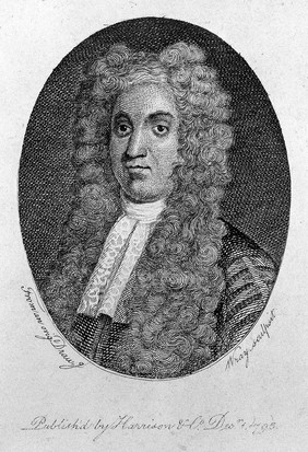 Sir Hans Sloane. Line engraving by Wray, 1795, after T. Murray, 1725.