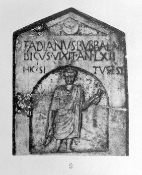 Funerary monument of Fadianus Bubbal.