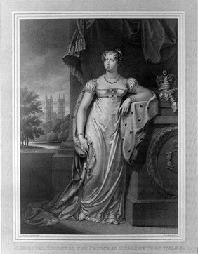 Princess Charlotte Augusta. Stipple engraving by J.S. Agar after C. Jones, 1814.