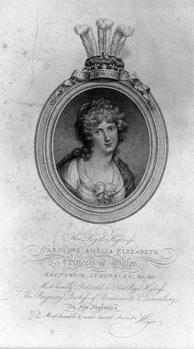 Portrait of Princess Caroline.