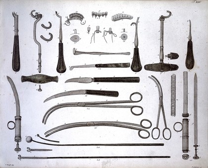 Armamentarium chirurgicum selectum, oder Abbildung und Beschreibung der vorzüglichsten älteren und neueren chirurgischen Instrumente / [Franz Xaver Rudtorffer].