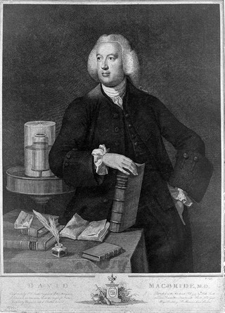 David Macbride. Engraving by J. T. Smith, 1797, after Reynolds of Dublin.