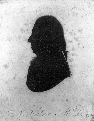 Nathaniel Hulme. Aquatint silhouette, 1801.