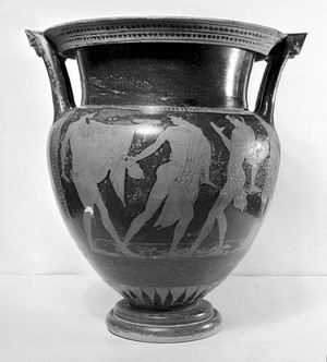 view Ancient Graeco-Italian ceramic; Attic column krater