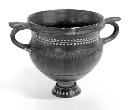 Ancient Graeco-Italian ceramic; Gnathia kantheros