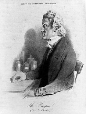 François Vincent Raspail. Lithograph.