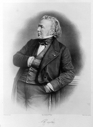 Pierre-François-Olive Rayer. Lithograph by C. Bornemann after A. Adam-Salomon.