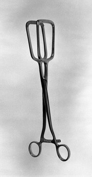 Basil Hall's clamp for Wertheim's operation