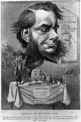 Thomas Henry Huxley. Lithograph, 1871.