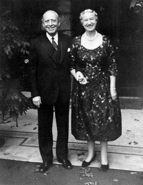 John Farquhar Fulton & wife, circa 1958