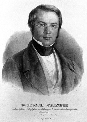 Adolph Wernher. Lithograph by C. Levecke after W. Trautschold.