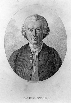 Louis-Jean-Marie Daubenton. Stipple engraving by A. Tardieu.