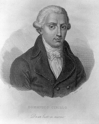 Domenico Cirillo. Line engraving by I. Altini.