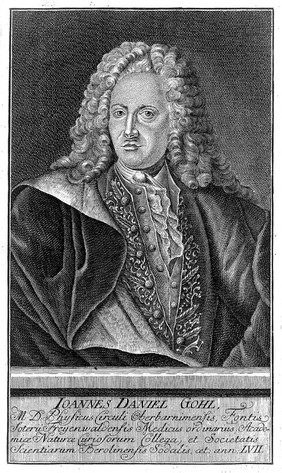 Portrait of Johann Daniel Gohl, after anonymous, circa 1732