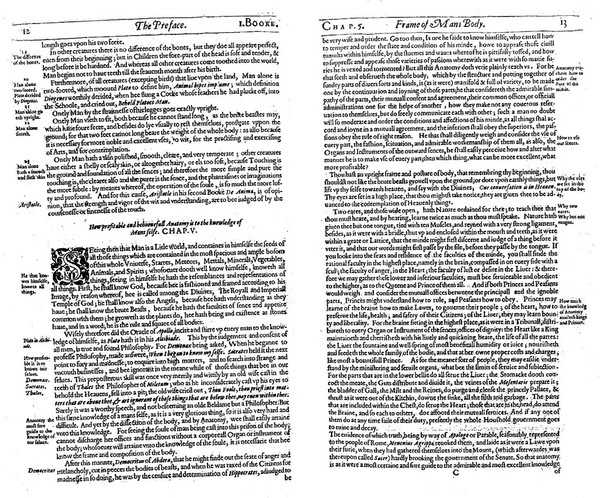 Mikrokosmographia. A description of the body of man. Together with the controversies thereto belonging / Collected and translated out of the best authors of anatomy, especially out of Gasper Bauhinus and Andreas Laurentius.