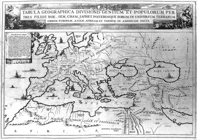 Arca Noë, in tres libros digesta, quorum I. De rebus quæ ante diluvium, II. De iis, quæ ipso diluvio ejusque duratione, III. De iis, quæ post diluvium a Noëmo gesta sunt, quæ omnia novâ methodo, nec non summa argumentorum varietate, explicantur, et demonstrantur / [Athanasius Kircher].