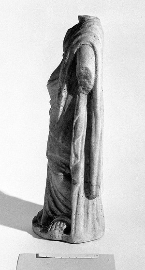 view Graeco Roman headless statuette of goddess