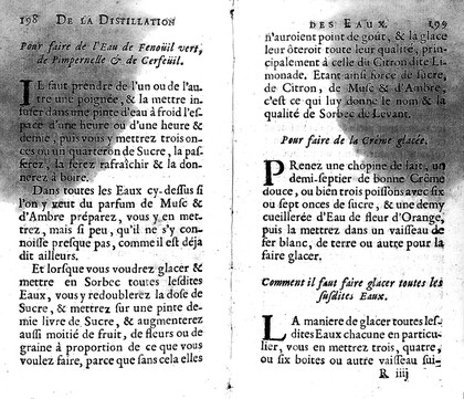 La maison reglée et l'art de diriger la maison d'un grand seigneur, & autres. Avec la veritable methode de faire toutes sortes d'essences d'eaux & de liqueurs / [Audiger].