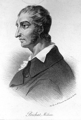 Marie François Xavier Bichat. Lithograph by Joséphine-Clémence Formentin.