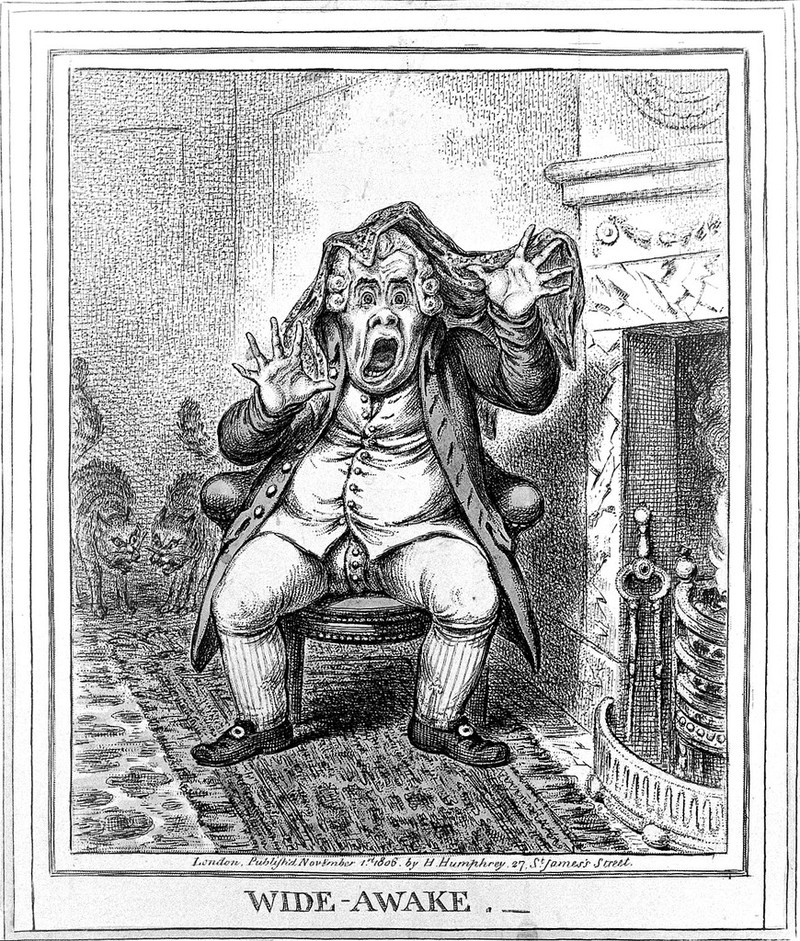 James Gillray, 'Wide-awake', by James Gillray